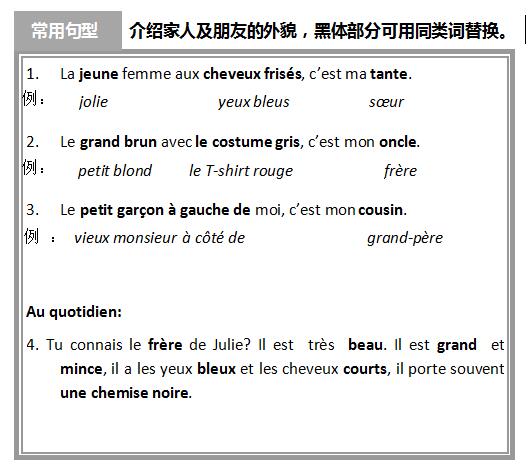 法語詞匯手冊(cè)學(xué)習(xí):家庭成員篇